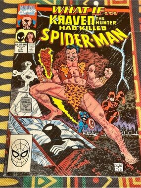 VINTAGE Marvel What If #17 Kraven Killed Spider-Man! NM/VF Copper Age